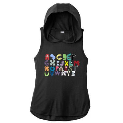 Villain Letter Abc Costume Boys Matching Evil Alphabet Lore Ladies PosiCharge Tri-Blend Wicking Draft Hoodie Tank