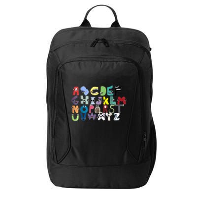 Villain Letter Abc Costume Boys Matching Evil Alphabet Lore City Backpack