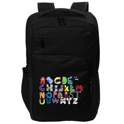 Villain Letter Abc Costume Boys Matching Evil Alphabet Lore Impact Tech Backpack