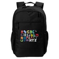 Villain Letter Abc Costume Boys Matching Evil Alphabet Lore Daily Commute Backpack