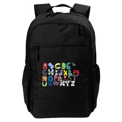 Villain Letter Abc Costume Boys Matching Evil Alphabet Lore Daily Commute Backpack