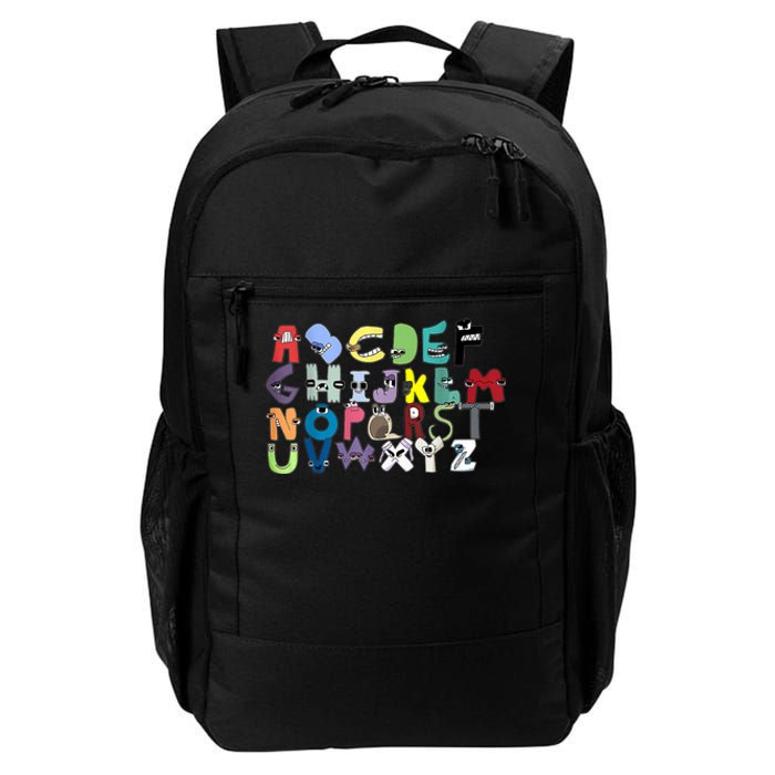 Villain Letter Abc Costume Boys Matching Evil Alphabet Lore Daily Commute Backpack