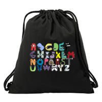 Villain Letter Abc Costume Boys Matching Evil Alphabet Lore Drawstring Bag