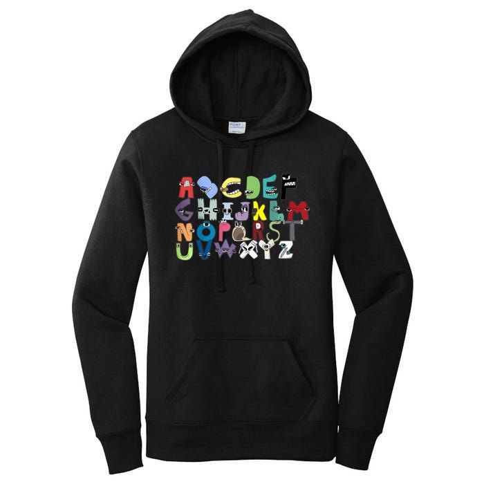 Villain Letter Abc Costume Boys Matching Evil Alphabet Lore Women's Pullover Hoodie