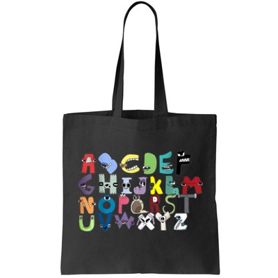 Villain Letter Abc Costume Boys Matching Evil Alphabet Lore Tote Bag