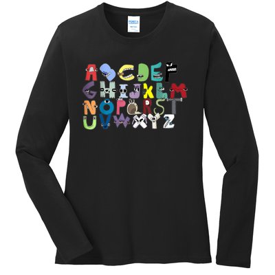 Villain Letter Abc Costume Boys Matching Evil Alphabet Lore Ladies Long Sleeve Shirt