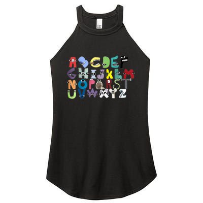 Villain Letter Abc Costume Boys Matching Evil Alphabet Lore Women’s Perfect Tri Rocker Tank