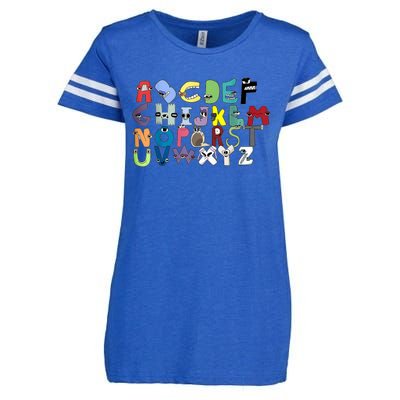 Villain Letter Abc Costume Boys Matching Evil Alphabet Lore Enza Ladies Jersey Football T-Shirt