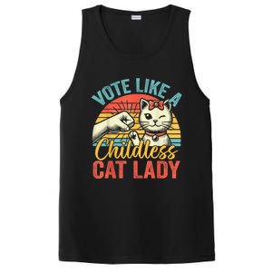 Vote Like A Childless Cat Lady Proud Cat Mom PosiCharge Competitor Tank