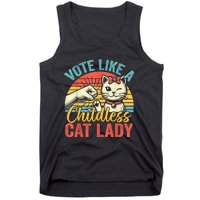 Vote Like A Childless Cat Lady Proud Cat Mom Tank Top