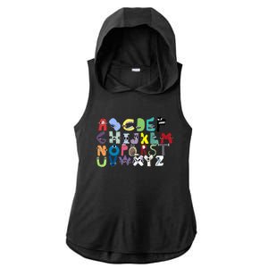 Villain Letter Abcs Costume Boys Matching Evil Alphabet Lore Ladies PosiCharge Tri-Blend Wicking Draft Hoodie Tank