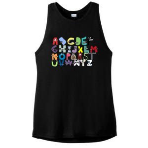 Villain Letter Abcs Costume Boys Matching Evil Alphabet Lore Ladies PosiCharge Tri-Blend Wicking Tank