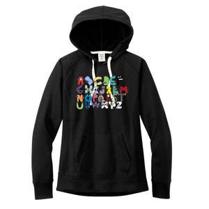 Villain Letter Abcs Costume Boys Matching Evil Alphabet Lore Women's Fleece Hoodie