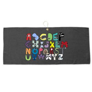 Villain Letter Abcs Costume Boys Matching Evil Alphabet Lore Large Microfiber Waffle Golf Towel