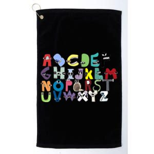 Villain Letter Abcs Costume Boys Matching Evil Alphabet Lore Platinum Collection Golf Towel