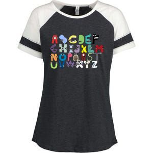 Villain Letter Abcs Costume Boys Matching Evil Alphabet Lore Enza Ladies Jersey Colorblock Tee