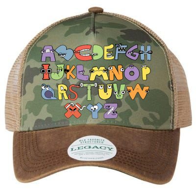Villain Letter Abcs Evil Alphabet Lore Legacy Tie Dye Trucker Hat