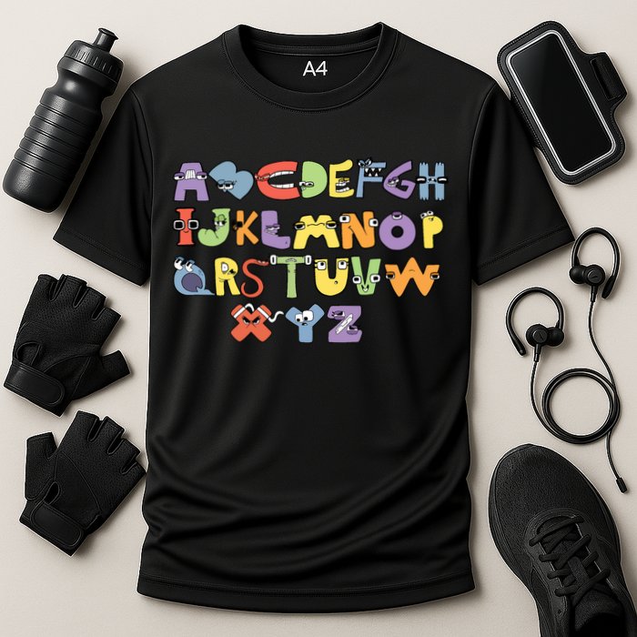 Villain Letter Abcs Evil Alphabet Lore Performance Shirt