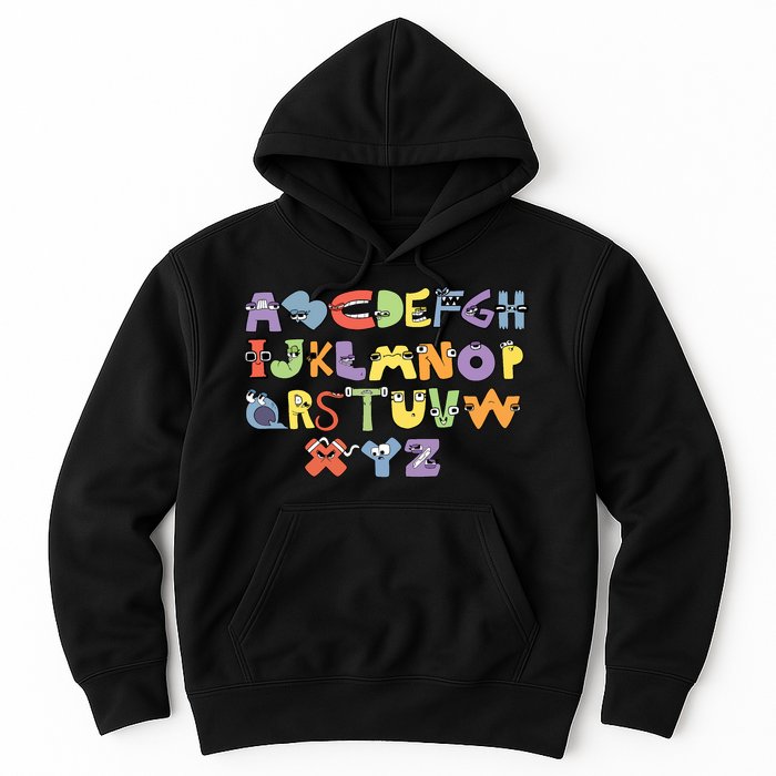 Villain Letter Abcs Evil Alphabet Lore Hoodie