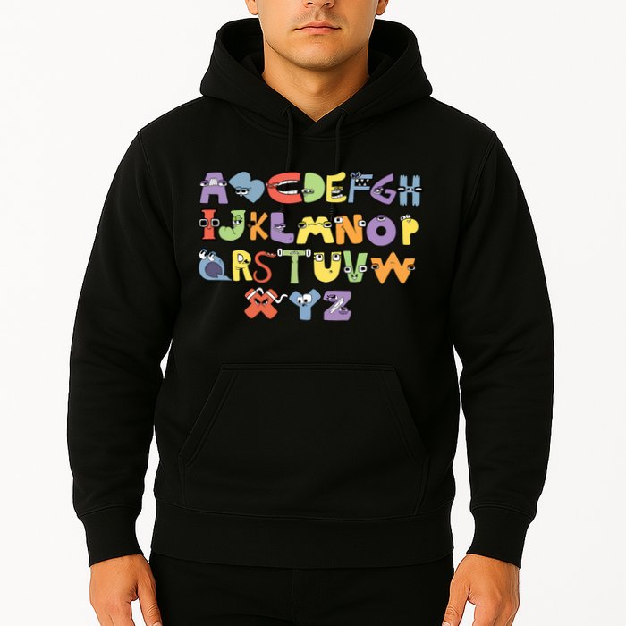 Villain Letter Abcs Evil Alphabet Lore Hoodie