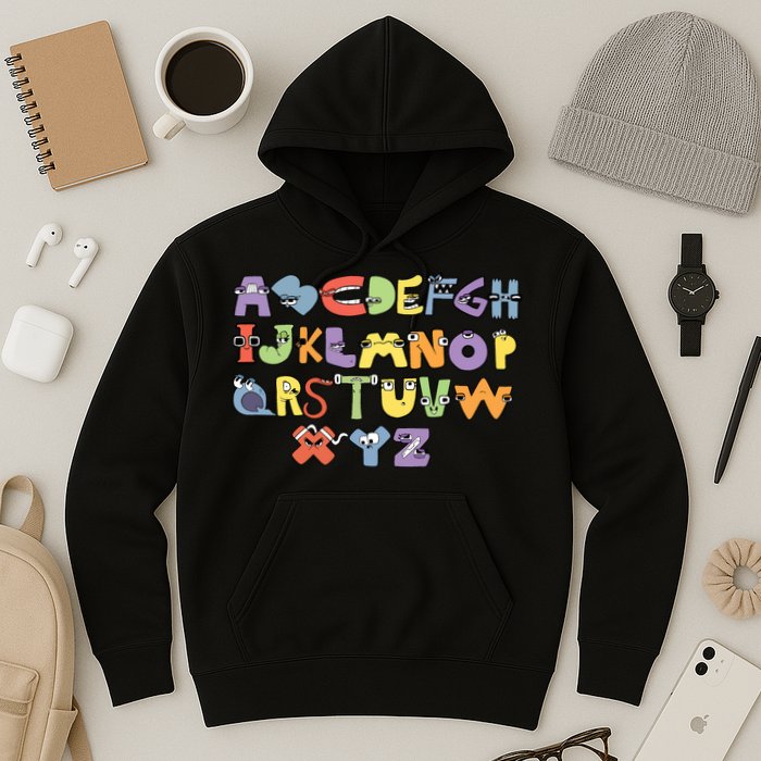 Villain Letter Abcs Evil Alphabet Lore Hoodie