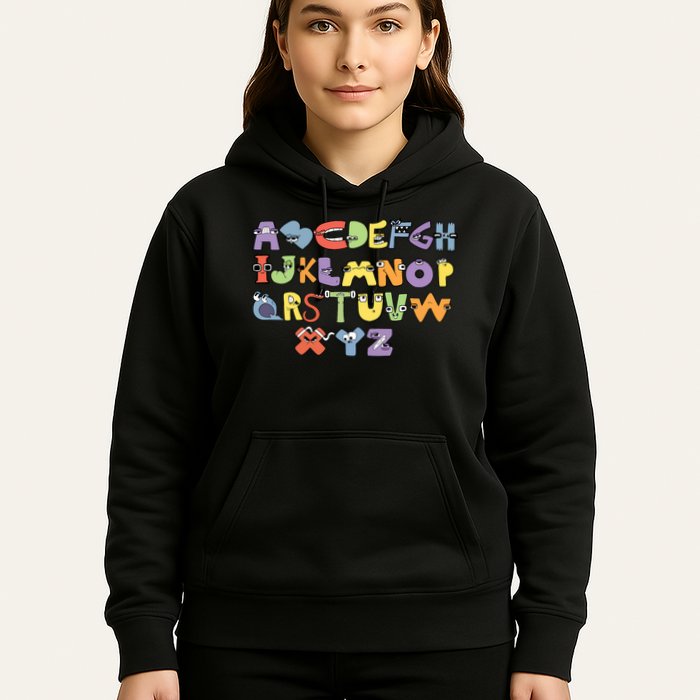 Villain Letter Abcs Evil Alphabet Lore Hoodie