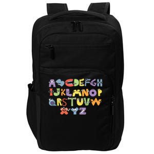 Villain Letter Abcs Evil Alphabet Lore Impact Tech Backpack