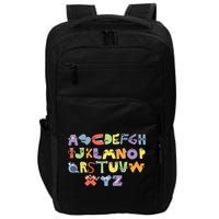 Villain Letter Abcs Evil Alphabet Lore Impact Tech Backpack