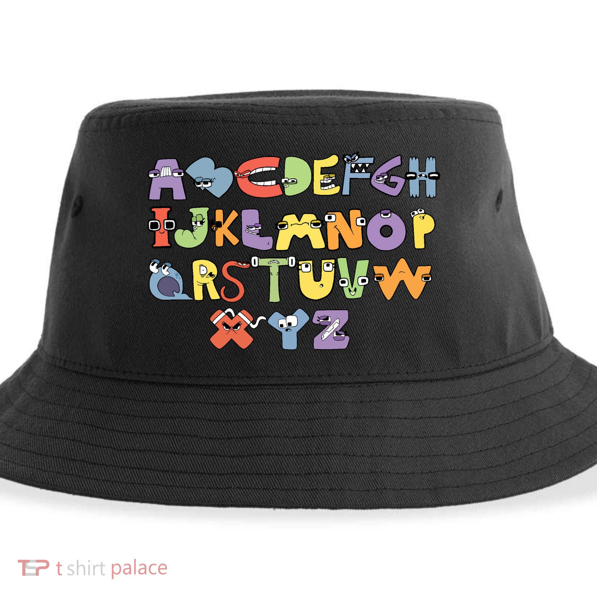 Villain Letter Abcs Evil Alphabet Lore Sustainable Bucket Hat