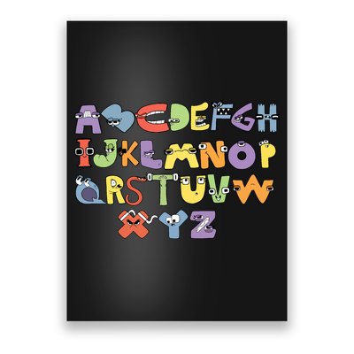 Villain Letter Abcs Evil Alphabet Lore Poster