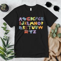 Villain Letter Abcs Evil Alphabet Lore Premium T-Shirt