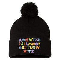 Villain Letter Abcs Evil Alphabet Lore Pom Pom 12in Knit Beanie
