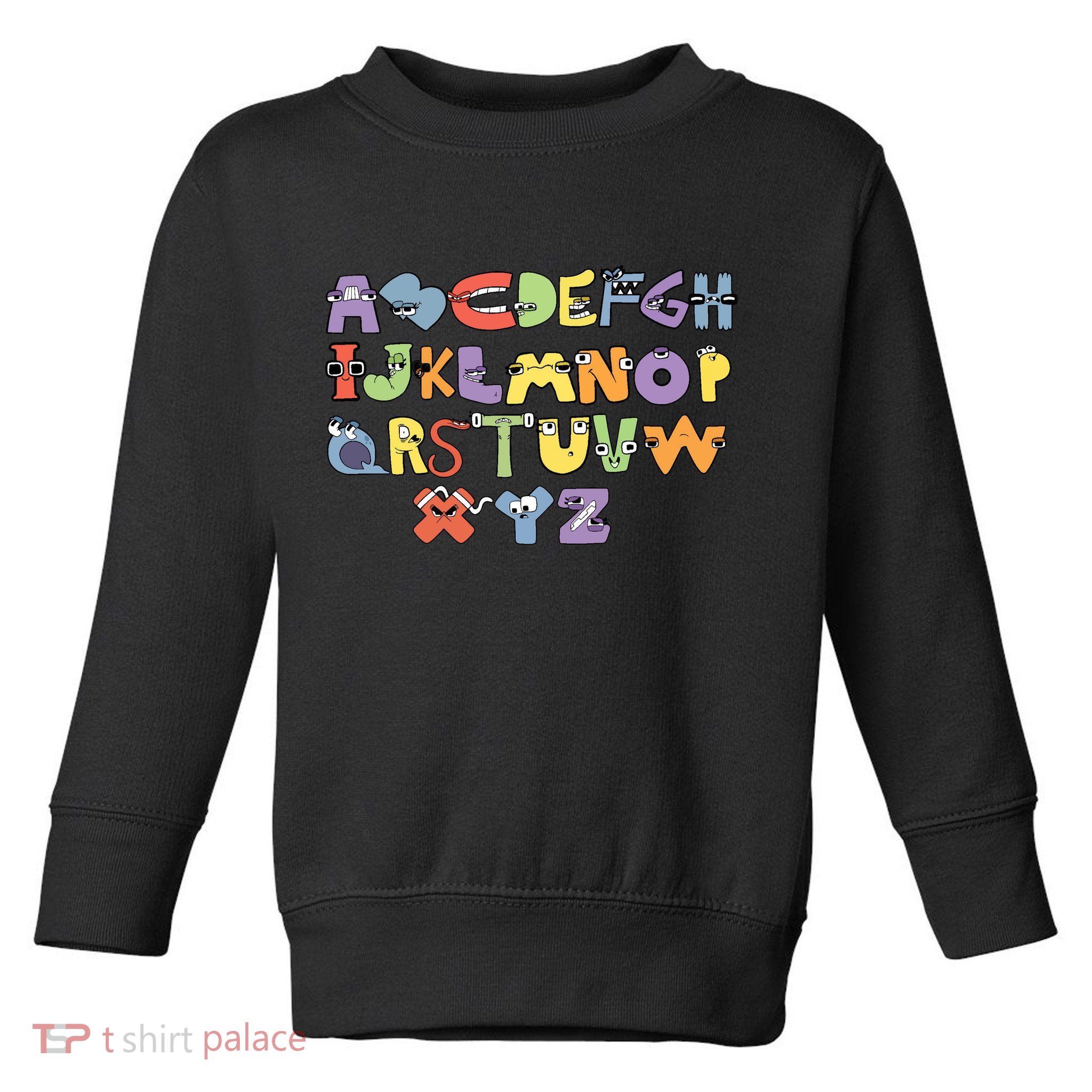 Villain Letter Abcs Evil Alphabet Lore Toddler Sweatshirt