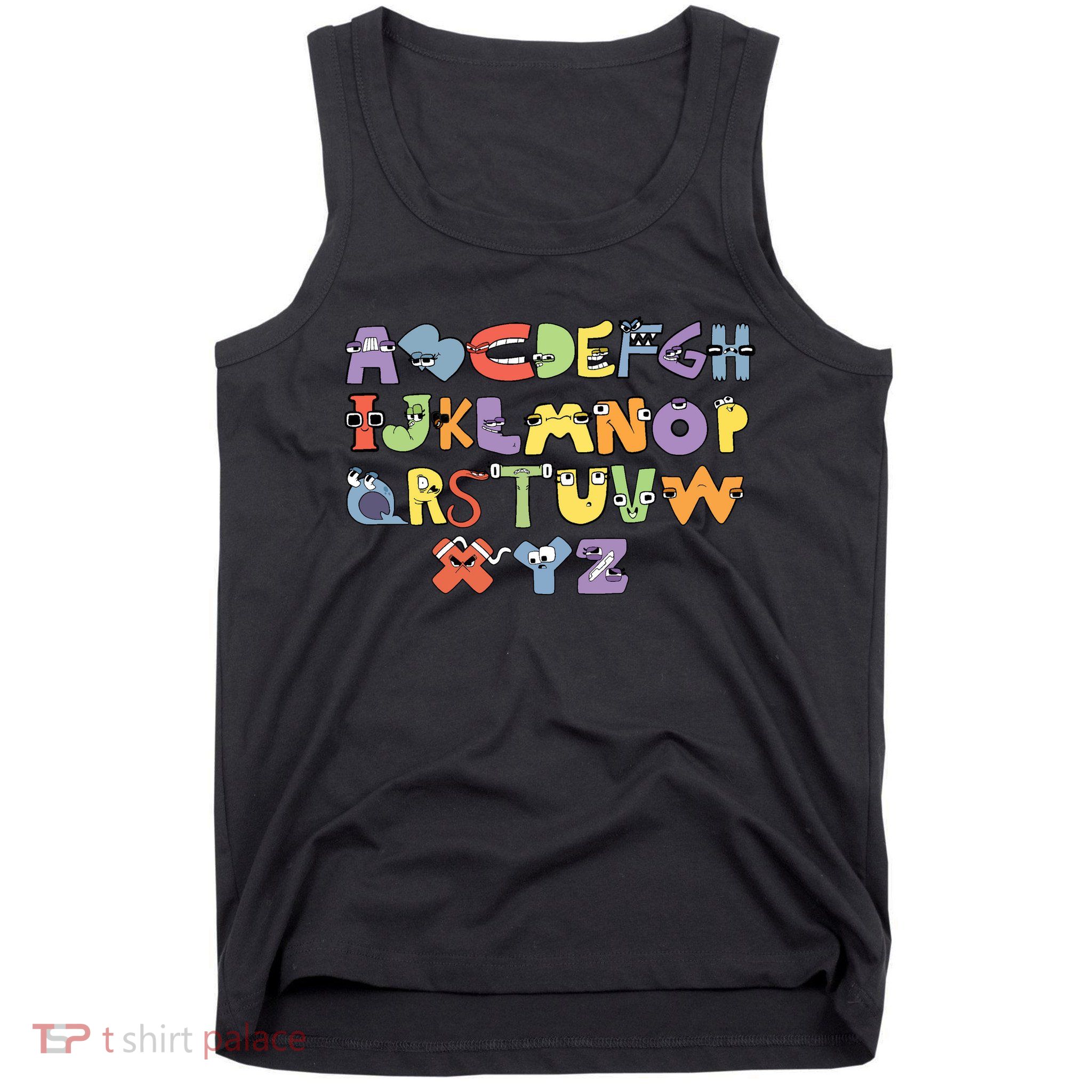 Villain Letter Abcs Evil Alphabet Lore Tank Top