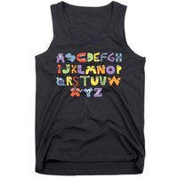 Villain Letter Abcs Evil Alphabet Lore Tank Top
