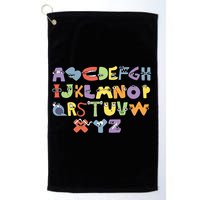 Villain Letter Abcs Evil Alphabet Lore Golf Towel