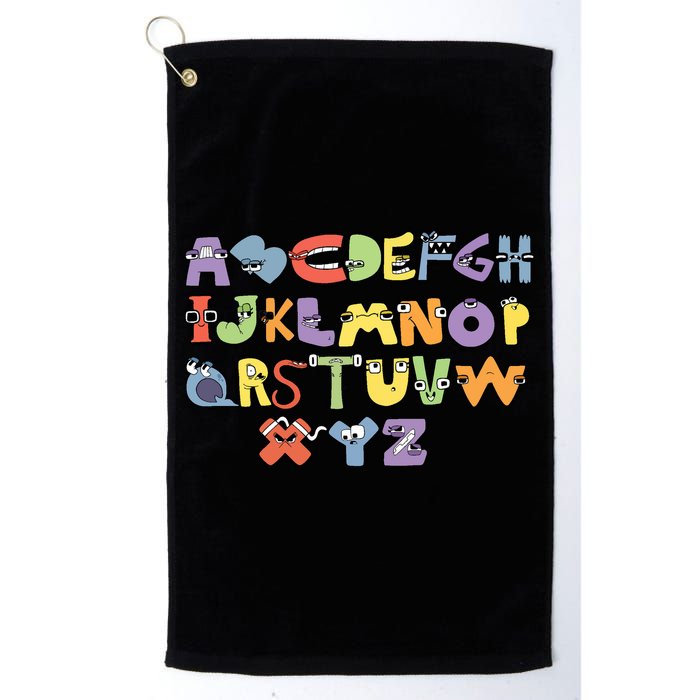 Villain Letter Abcs Evil Alphabet Lore Golf Towel