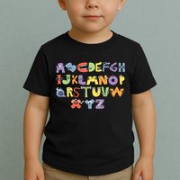 Villain Letter Abcs Evil Alphabet Lore Toddler T-Shirt