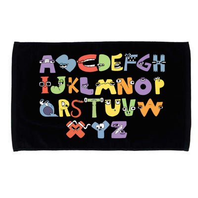 Villain Letter Abcs Evil Alphabet Lore Microfiber Hand Towel