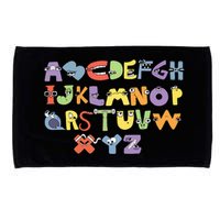 Villain Letter Abcs Evil Alphabet Lore Microfiber Hand Towel