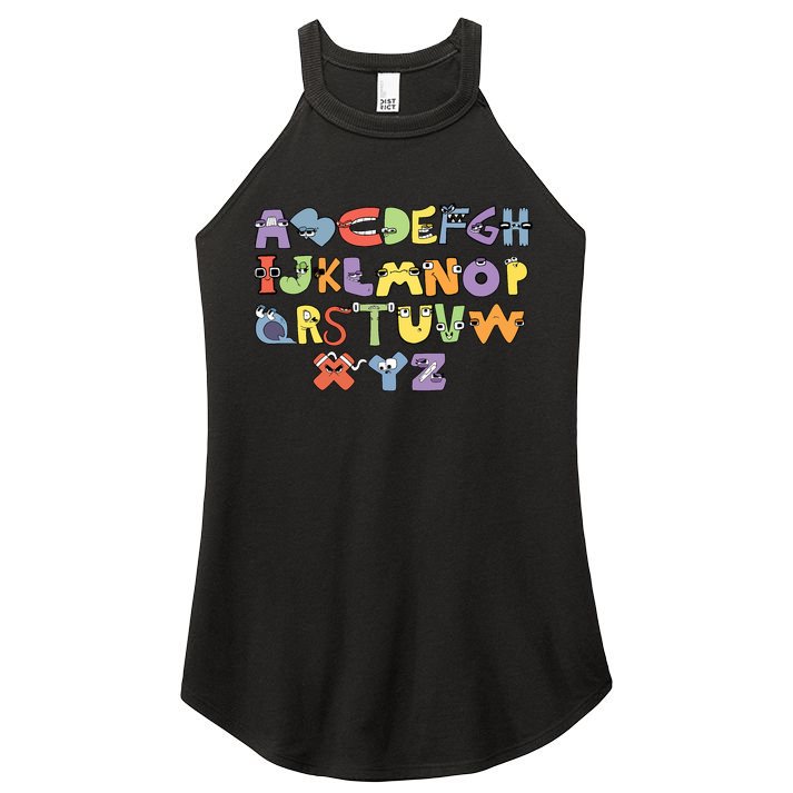 Villain Letter Abcs Evil Alphabet Lore Women's Perfect Tri Rocker Tank