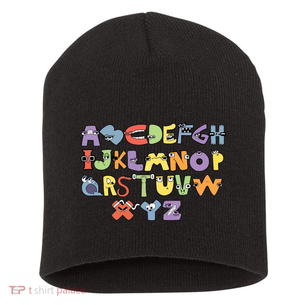 Villain Letter Abcs Evil Alphabet Lore Short Acrylic Beanie
