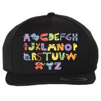Villain Letter Abcs Evil Alphabet Lore Wool Snapback Cap