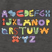 Villain Letter Abcs Evil Alphabet Lore Vector Backpack