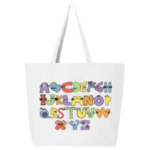 Villain Letter Abcs Evil Alphabet Lore 25L Jumbo Tote