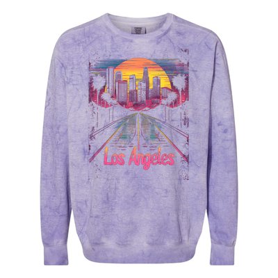 Vintage Los Angeles Colorblast Crewneck Sweatshirt