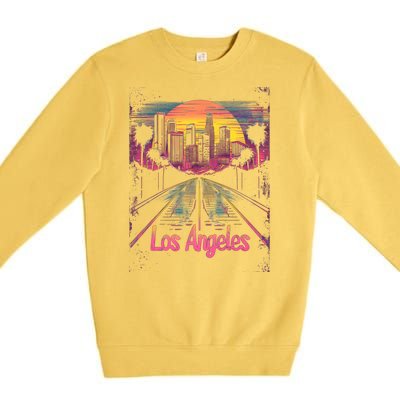 Vintage Los Angeles Premium Crewneck Sweatshirt