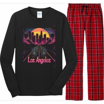 Vintage Los Angeles Long Sleeve Pajama Set