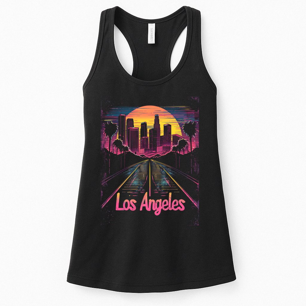 Vintage Los Angeles Womens Tank Top