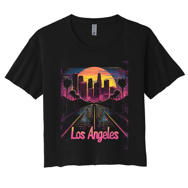 Vintage Los Angeles Crop Top